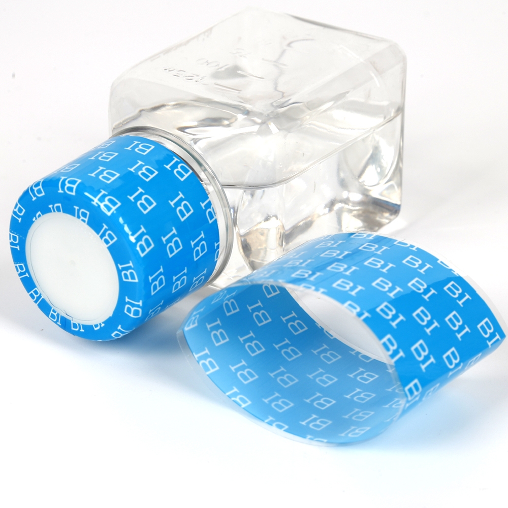 乐华材料包装玻璃瓶口PVC印刷薄膜标签支持定制